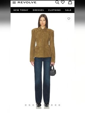 DL1961 KARMINE 32" INSEAM SIZE 24 High Rise Refined Wide Leg Jeans